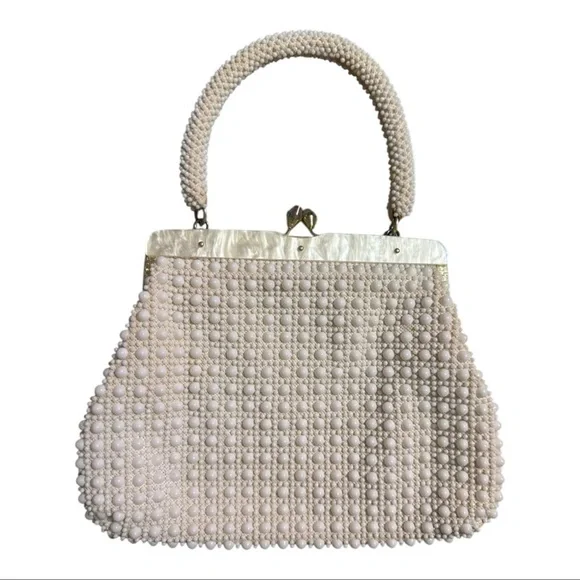 Vintage John Wind Beaded Purse / Handbag – Made in Hong Kong - Picture 2 of 9